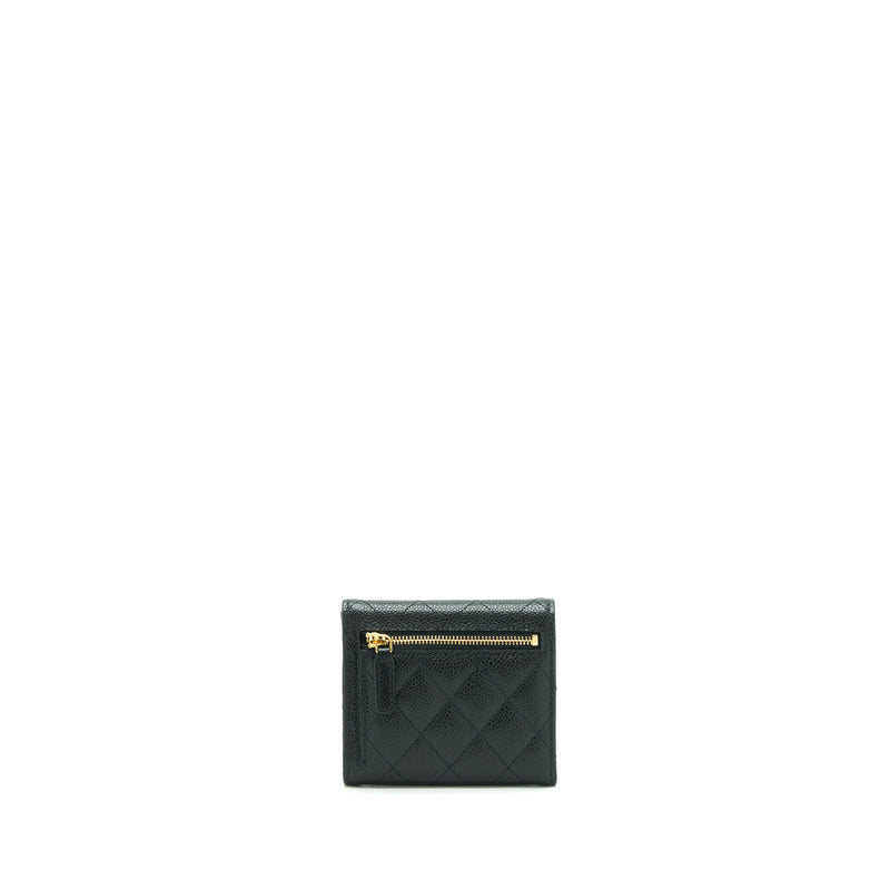 Chanel Classic Small Flap Wallet Caviar Black GHW