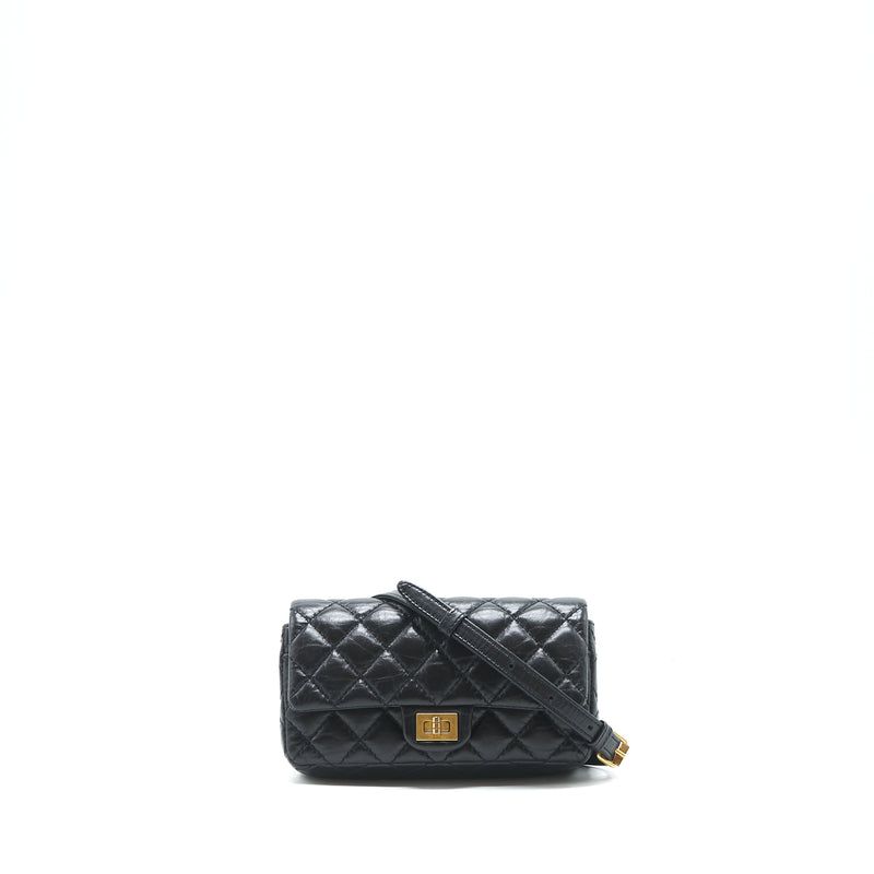 Chanel  Reissue mini waist Belt Bag black GHW