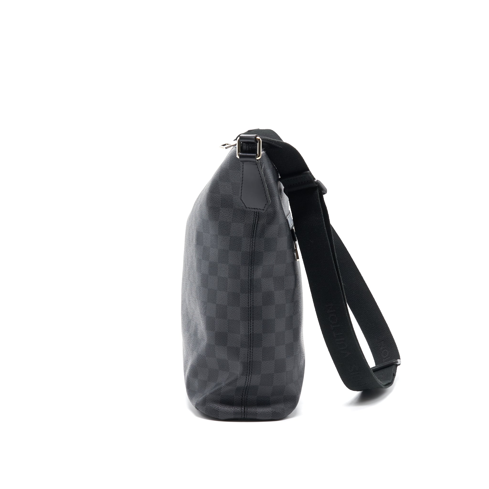 Louis Vuitton Men’s Crossbody Bag Black and Grey