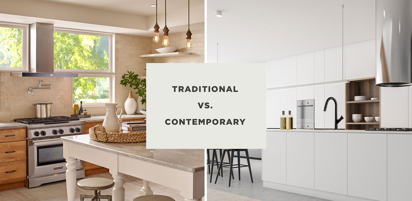 Traditional vs Contemporary Style Kitchen