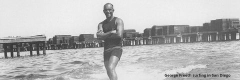 George Freeth surfing in San Diego