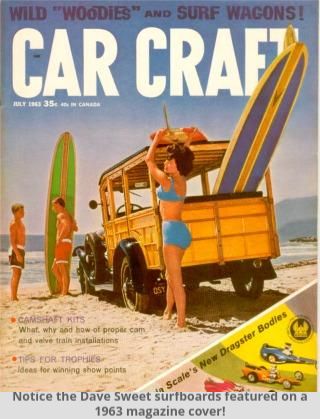car craft magazine with dave sweet surfboards