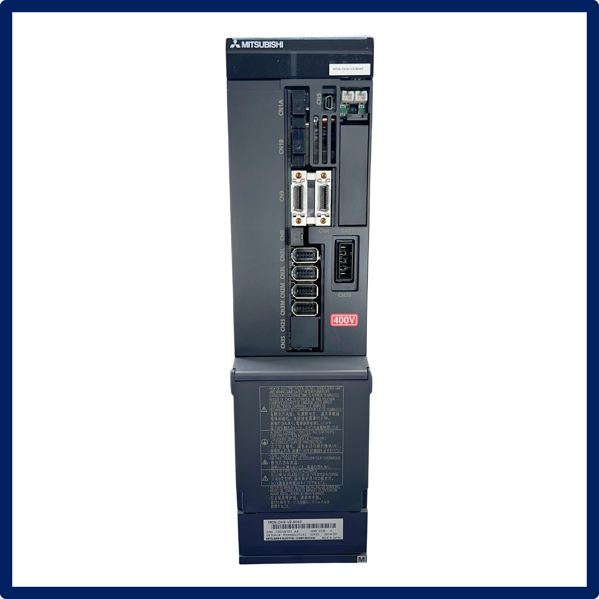 Mitsubishi - Servo Drive | MDS-DH2-V2-8040 | Refurbished | In Stock!
