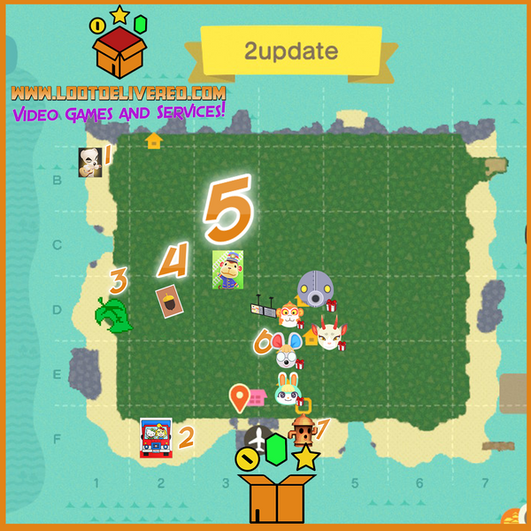 Animal Crossing Loot Delivered Island tour 