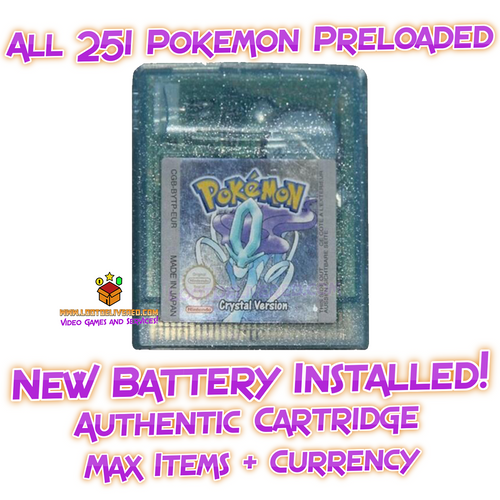 Ultimate Pokémon Blue GBC - All Pokémon (Legal), Max Items, New Save  Battery