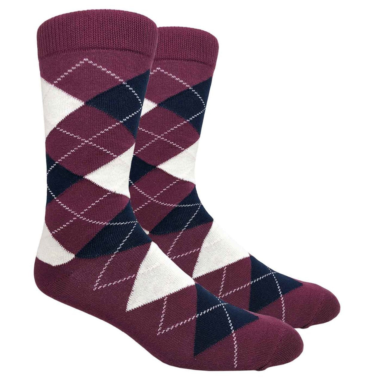 maroon dress socks