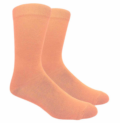 peach dress socks