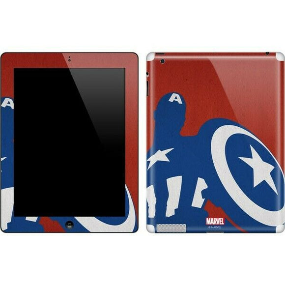 Marvel Captain America Silhouette Apple iPad 2 Skin By Skinit NEW