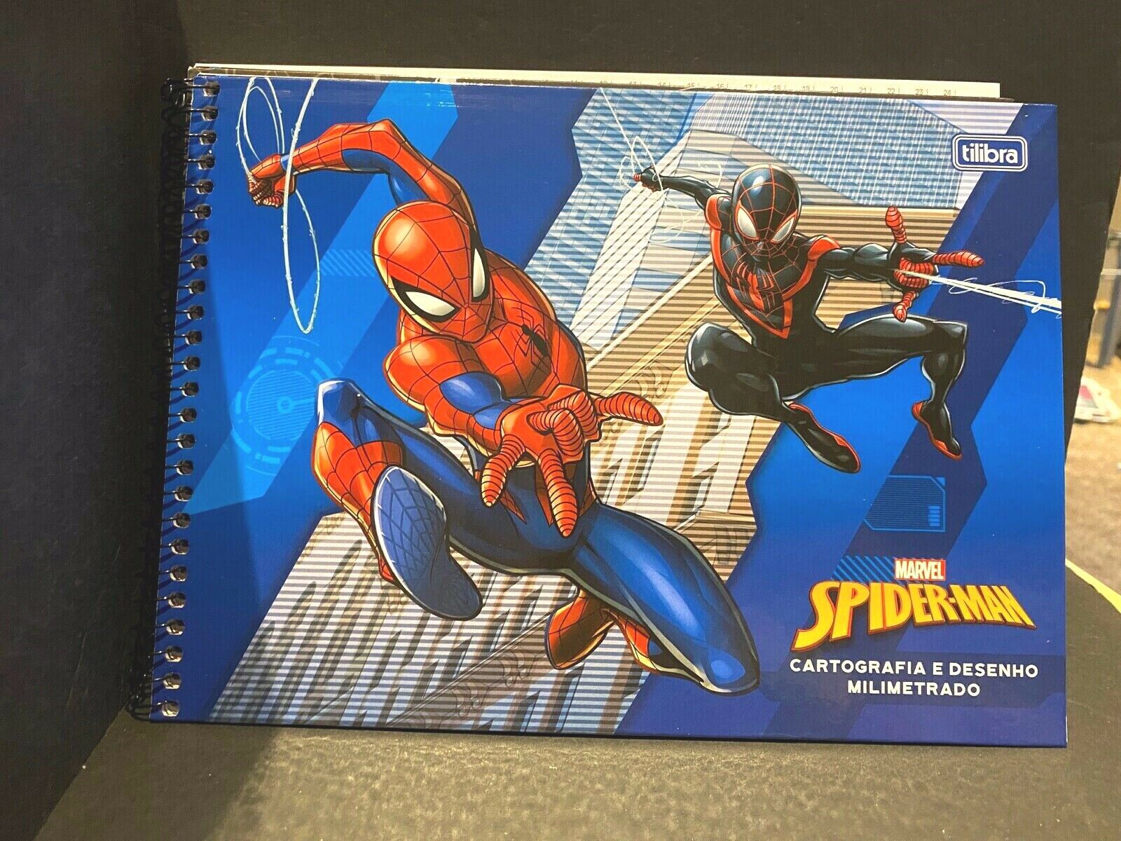 Marvel Spider-Man Drawing Paper with Scale mm 80 Pages Sticker She 