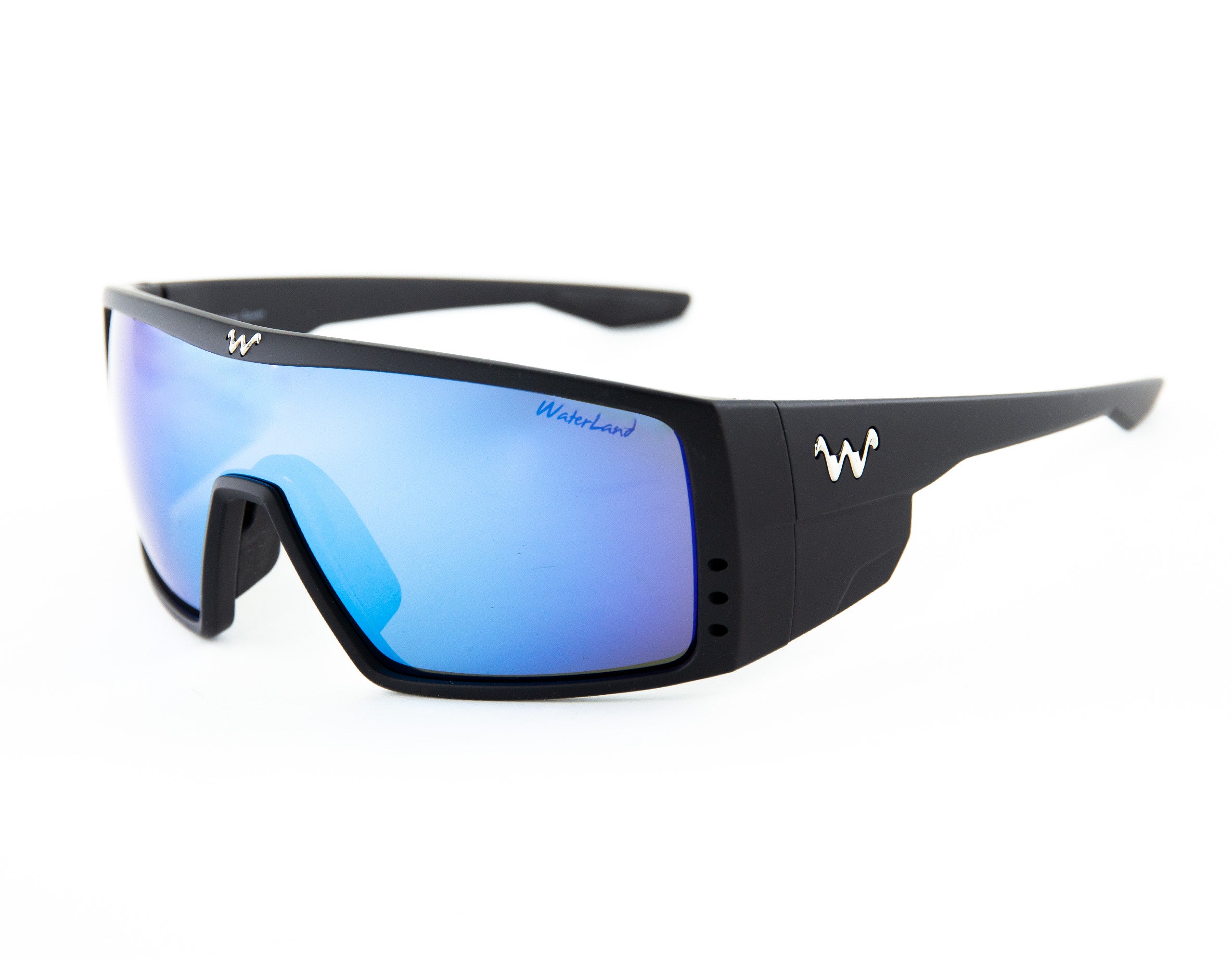 Waterland Fishing Sunglasses Hasket / Black / SilverSight Mirror Glass