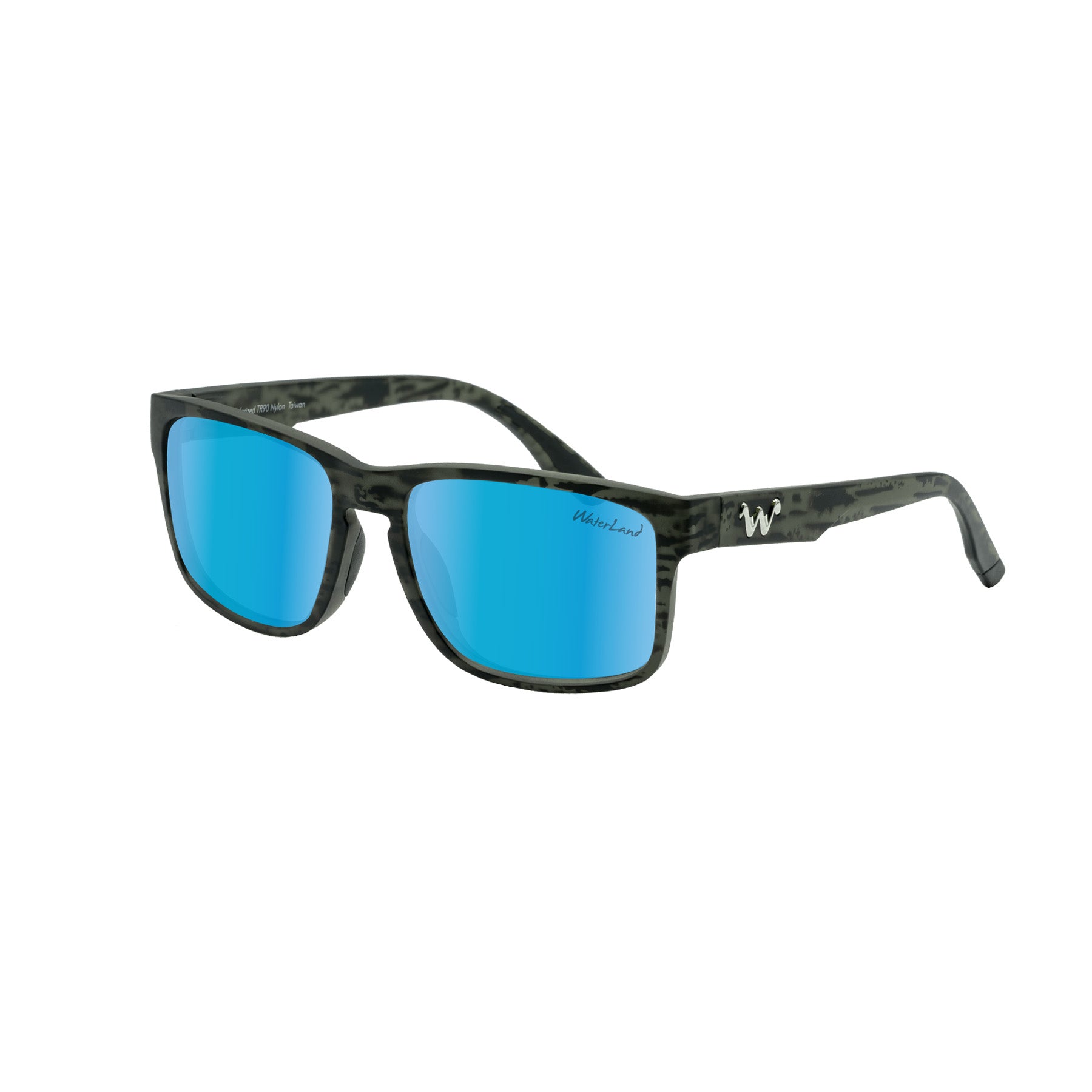 Waterland Sobro Sunglasses Black/Green Mirror