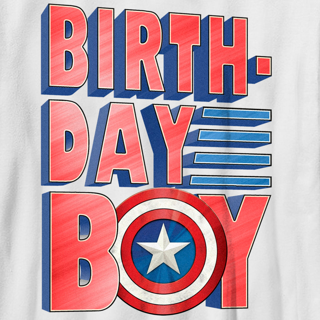 Boy's Marvel Birthday Boy Captain T-Shirt – Fifth Sun