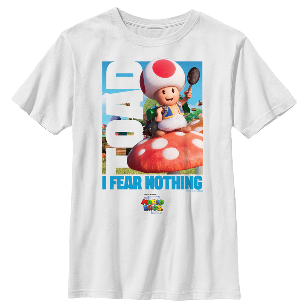 Boy's The Super Mario Bros. Movie Toad I Fear Nothing T-Shirt – Fifth Sun