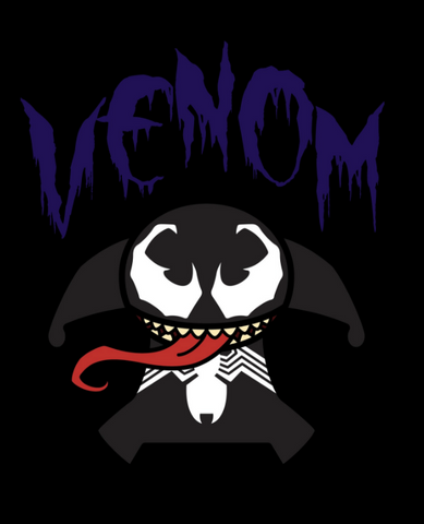 kawaii Venom shows off his muscles