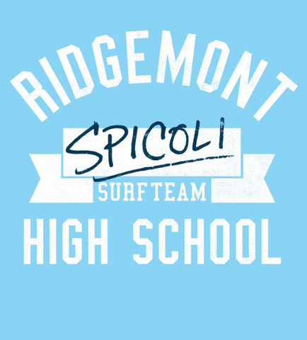 Ridgemont High School, Spicoli Surf team Design