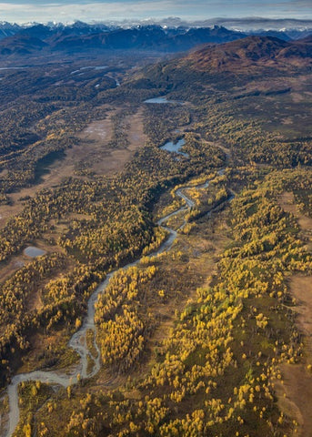 Alaska Range from above