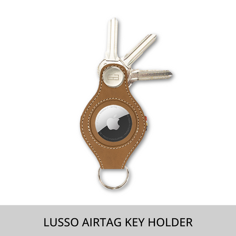 Leather AirTag Key Holder