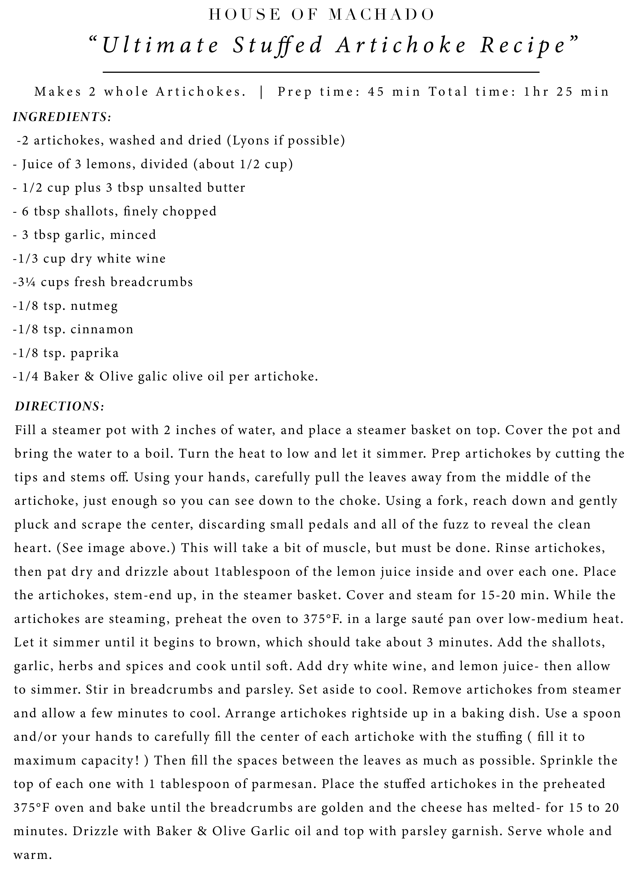 Ultimate Stuffed Artichoke Recipe – Baker and Olive