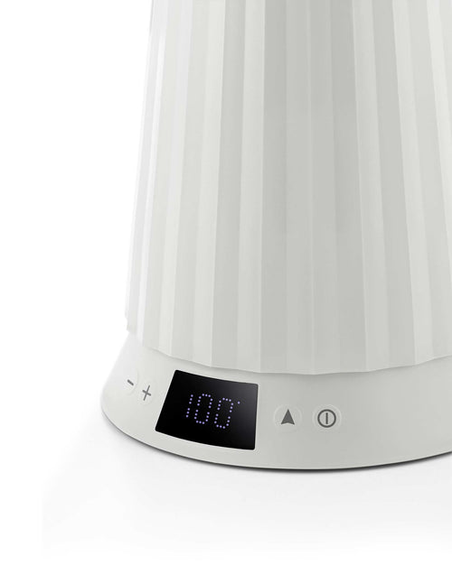 Plissé white Bollitore elettrico. Spina inglese Alessi
