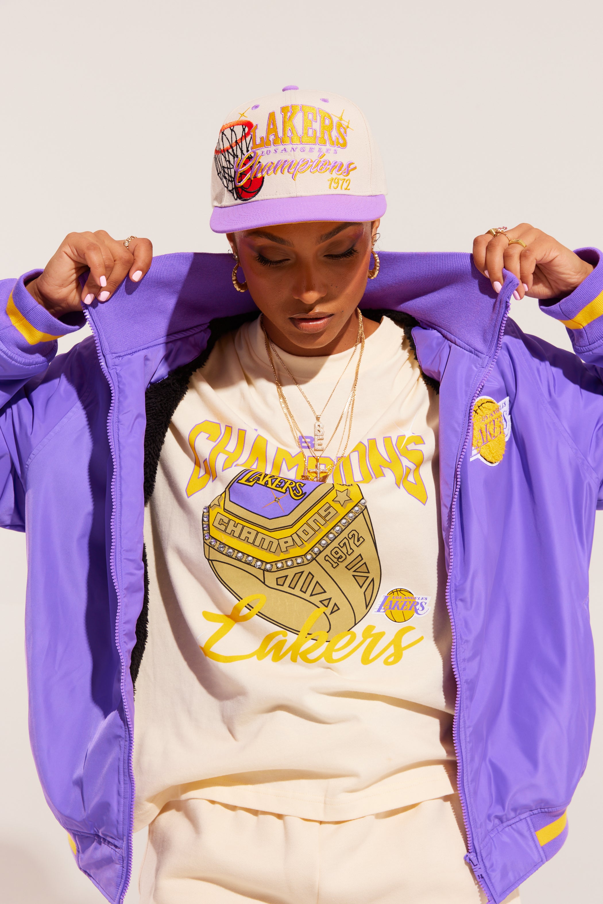 Mitchell & Ness X Melody Ehsani New York Knicks Baseball Jersey