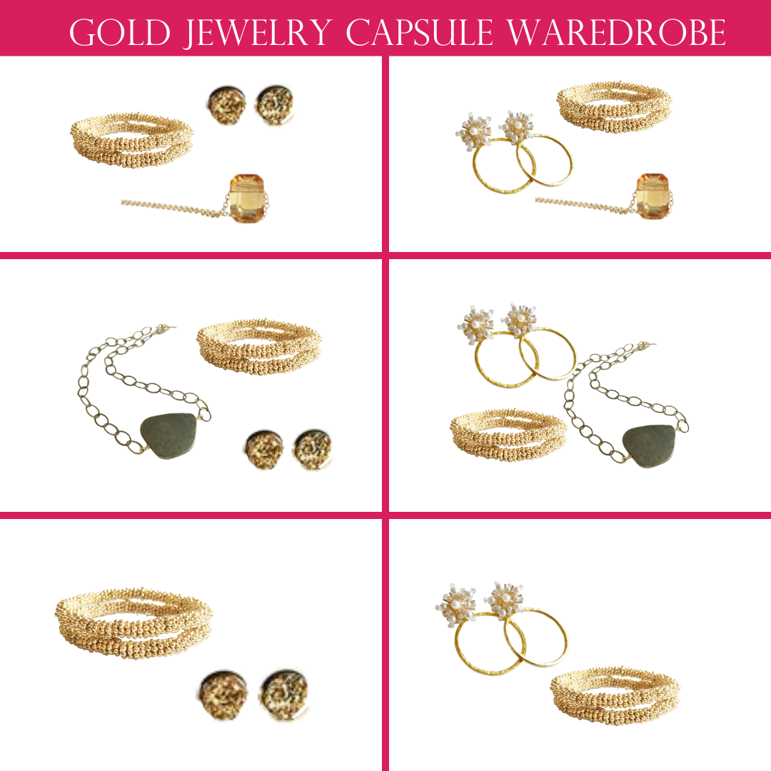 gold capsule jewelry