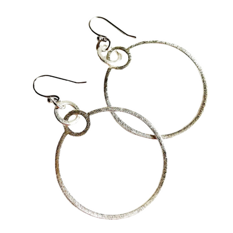 Silver Hoop Earrings