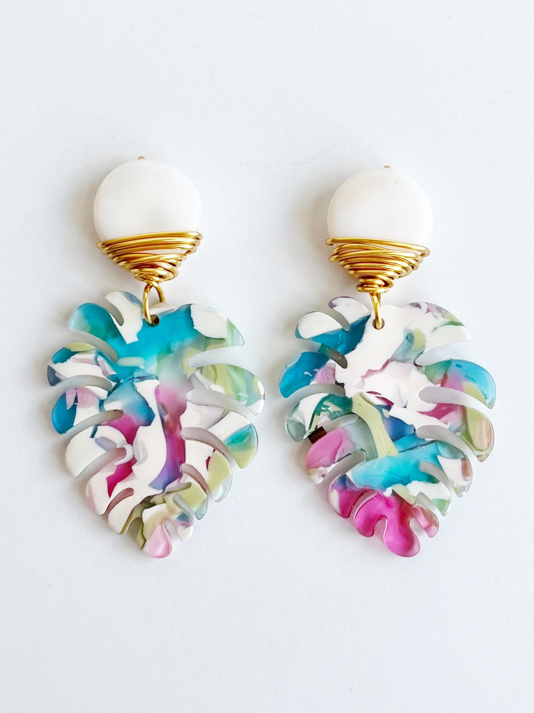 blue-pink-palm-leaf-earrings