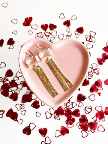 gold-tassel-earrings-in-pink-heart-dish-red-heart-confetti