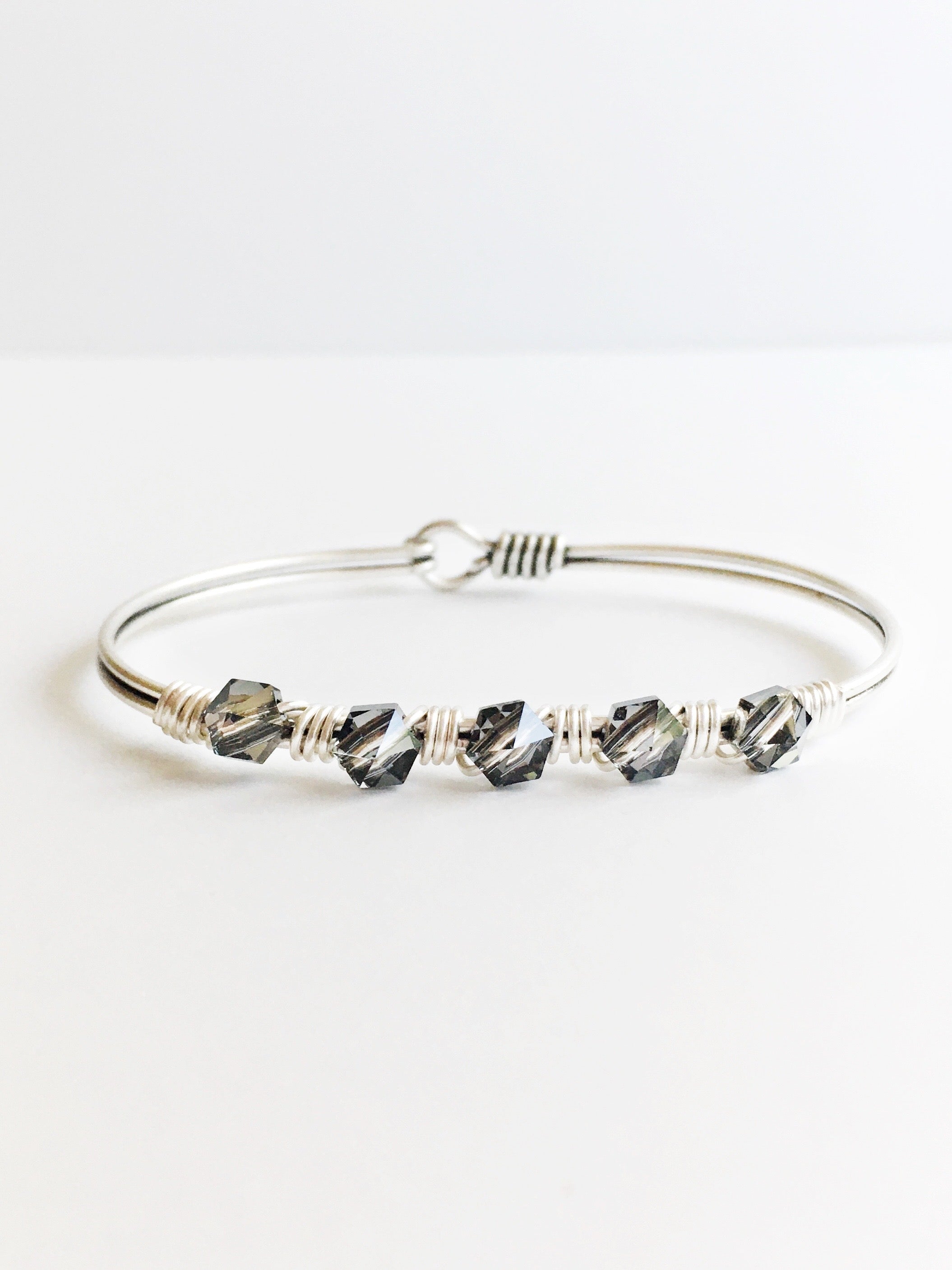 silver-spike-bangle-bracelet