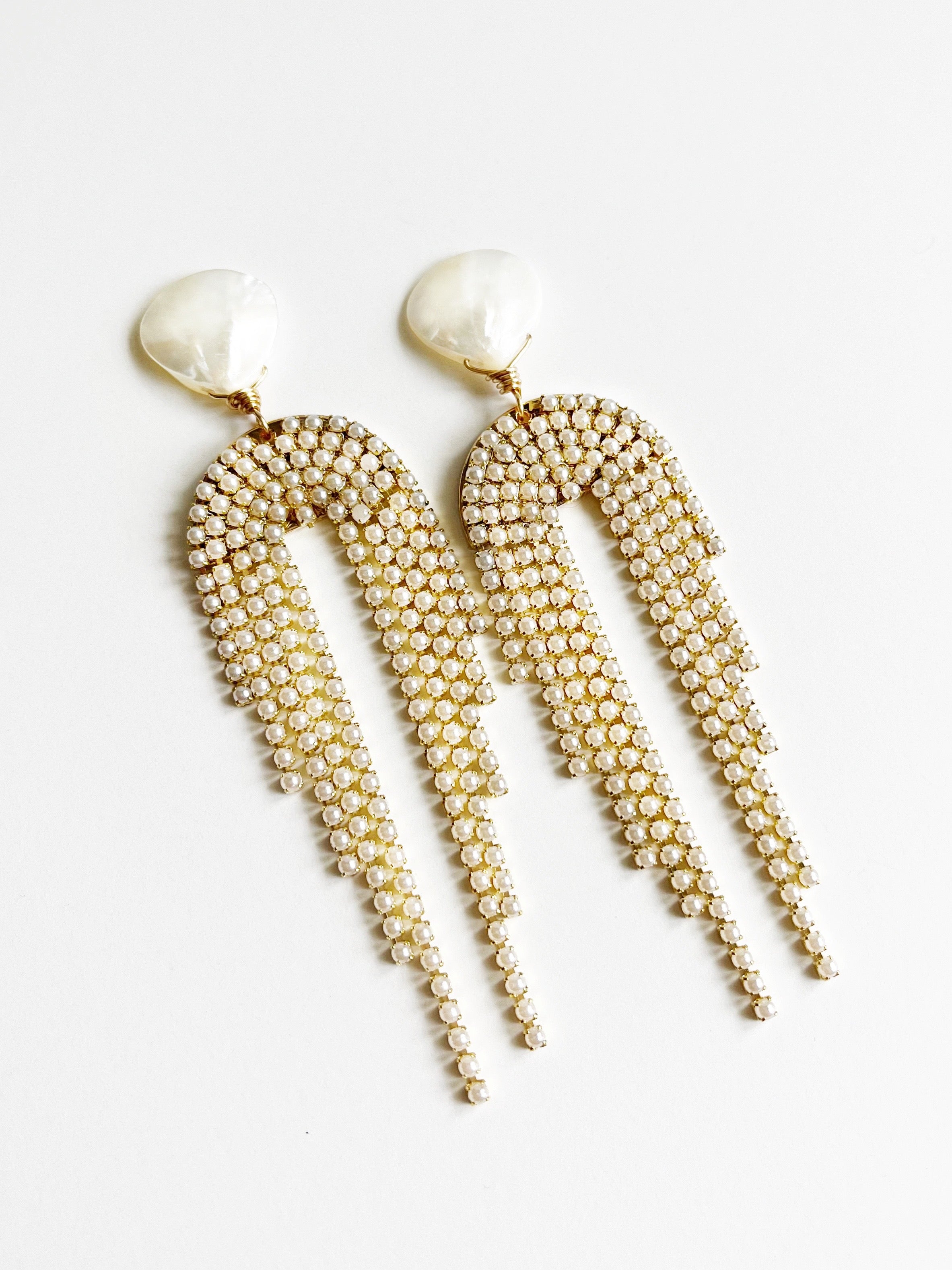 pearl-tassel-fringe-statement-earrings
