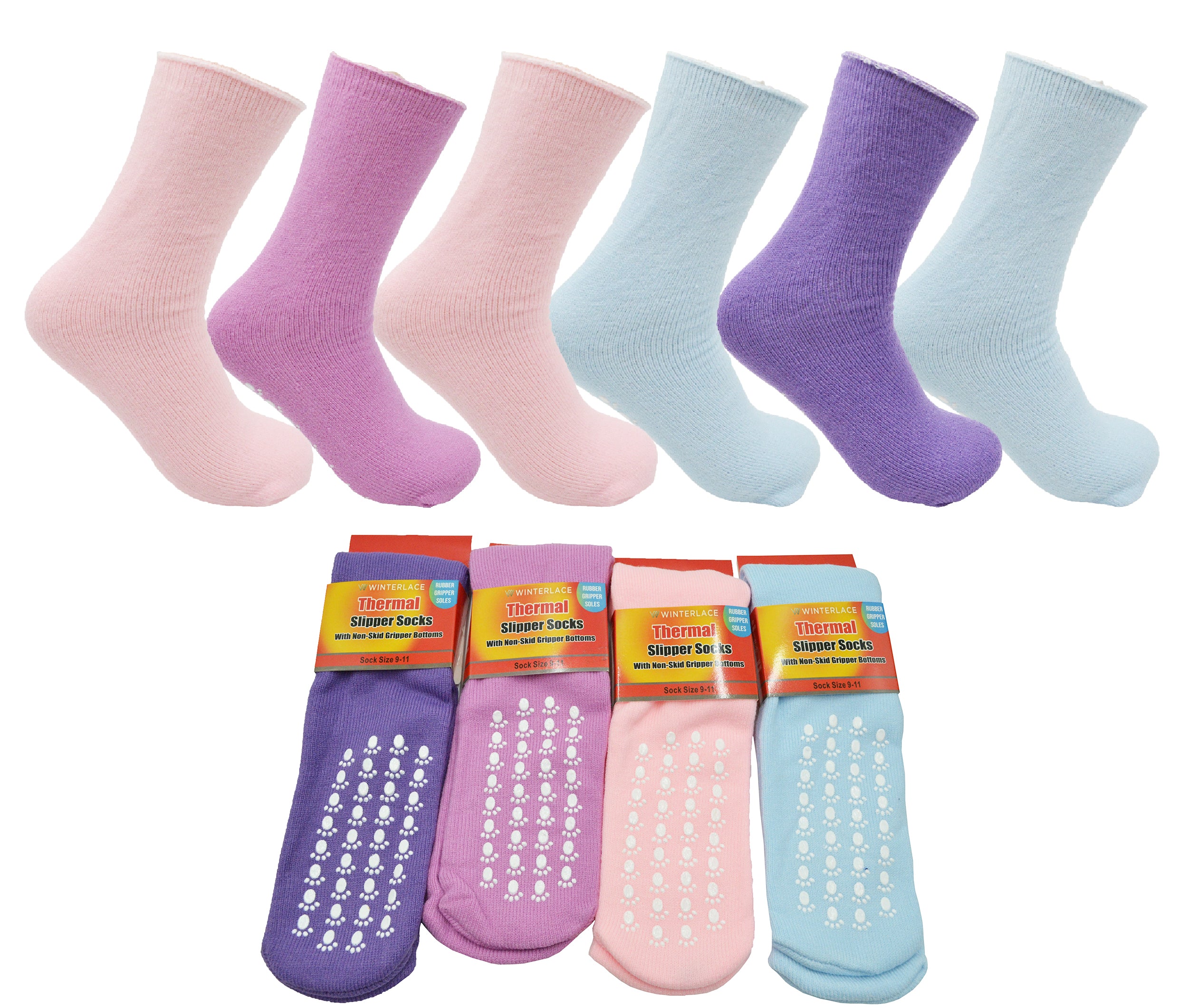 socks with skid proof bottoms