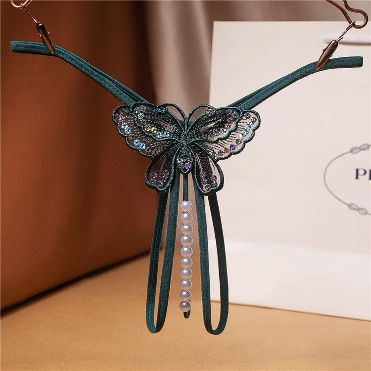 Butterfly G String W Beads Vendach 