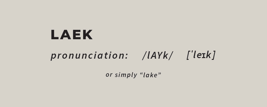 Laek Pronunciation