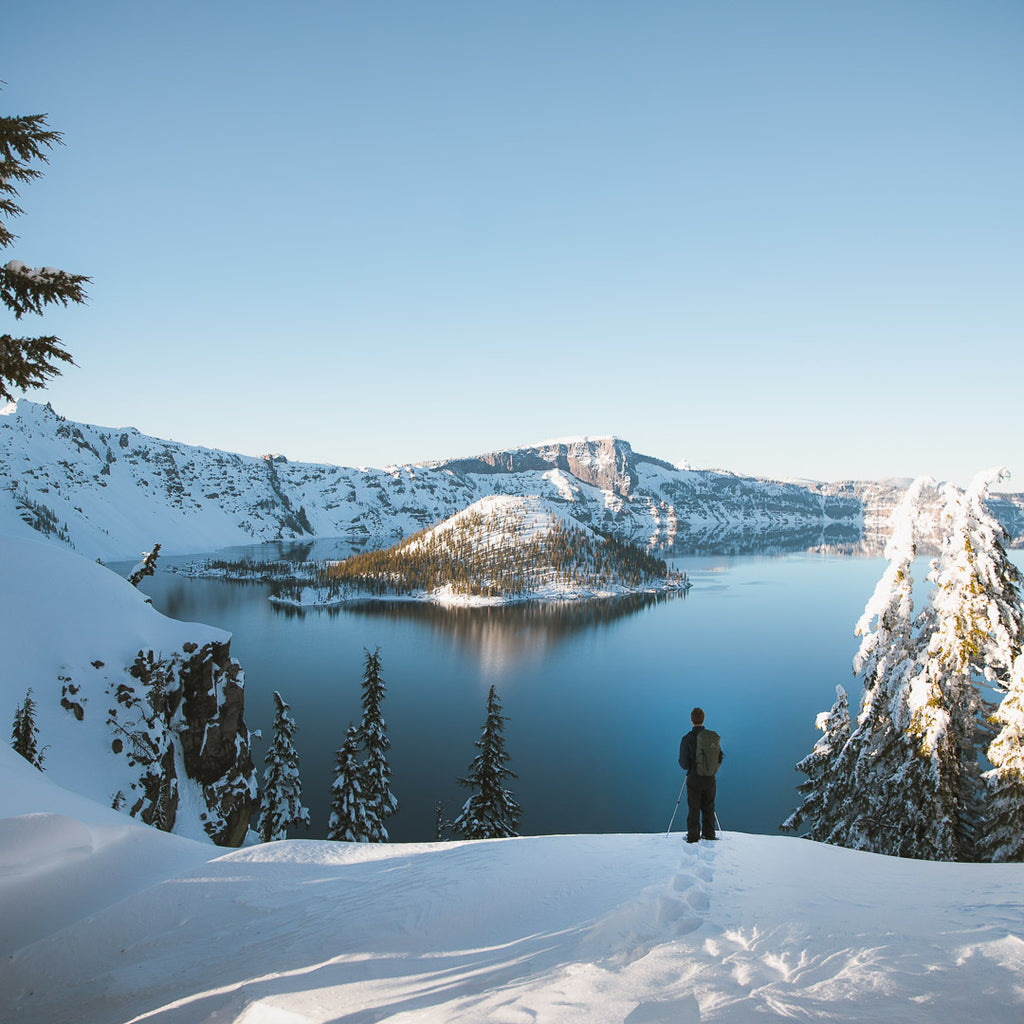 Snowshoeing in Crater Lake National Park