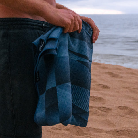 Beach towel folded