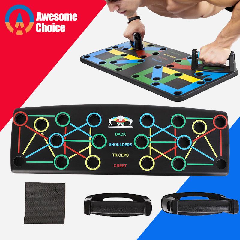 Evol™ - 9 in 1 Push Up Board with Instruction -Training Chest Muscle Group