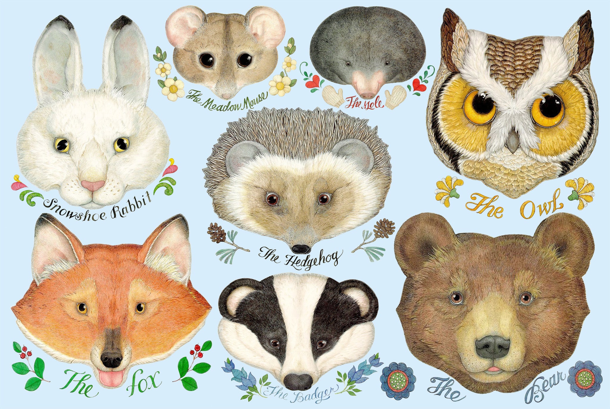 The Mitten Animal Printables