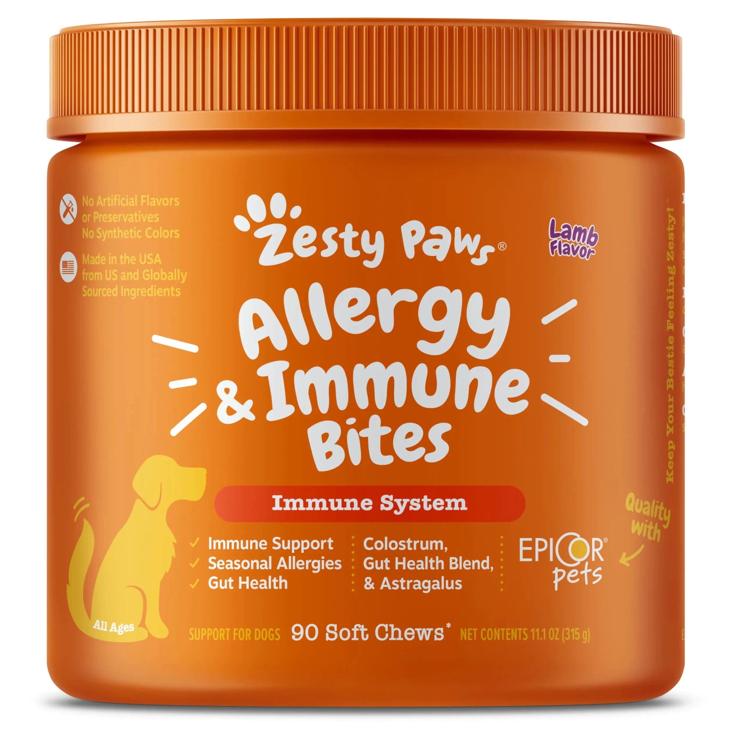Zesty Paws Dog Allergy Relief 90ct