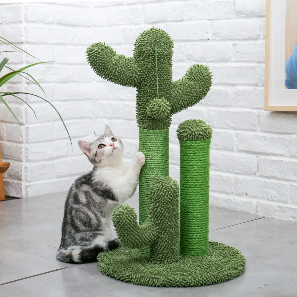 Cactus Cat Tower - Cute Cactus Cat Tree Scratching Post