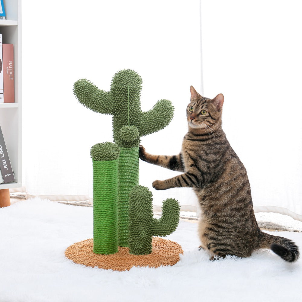 Cactus Cat Tower - Cute Cactus Cat Tree Scratching Post