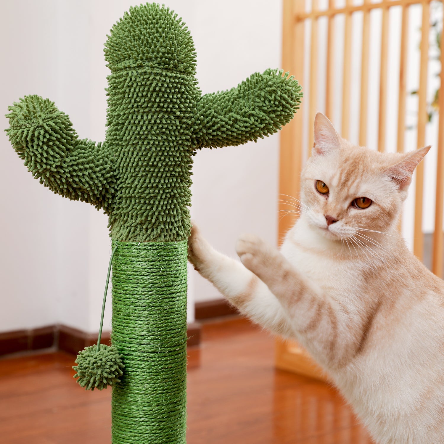 Cactus Cat Tower - Cute Cactus Cat Tree Scratching Post-image-38