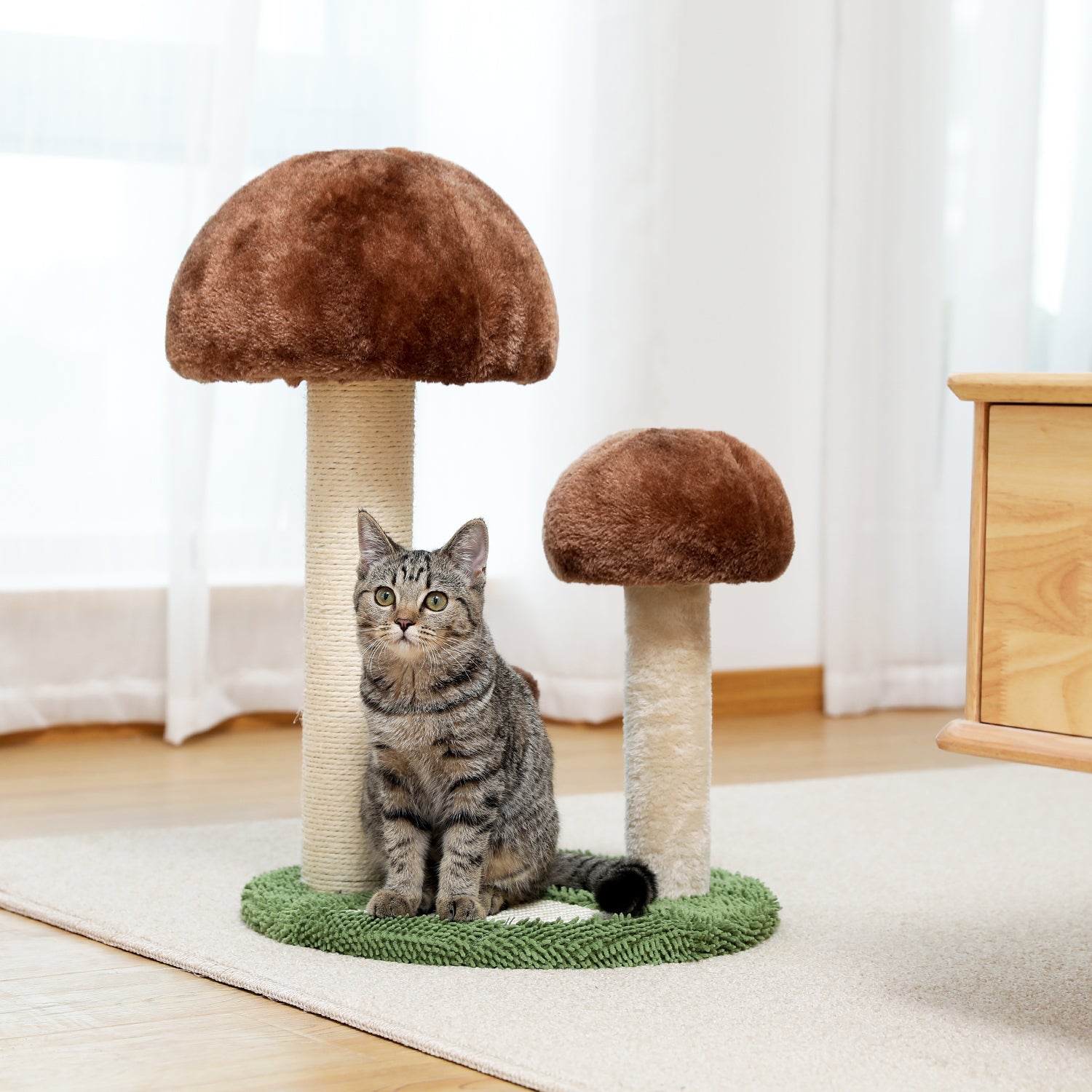 Cactus Cat Tower - Cute Cactus Cat Tree Scratching Post-image-37