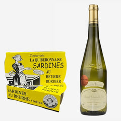 Butter Sardines and Muscadet Wine
