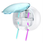 UV Light Toothbrush Sterilizer Holder Wall-Mounted 99% Cleaning Toothbrush Sanitizer