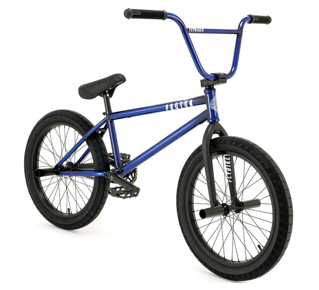 trans blue bmx frame