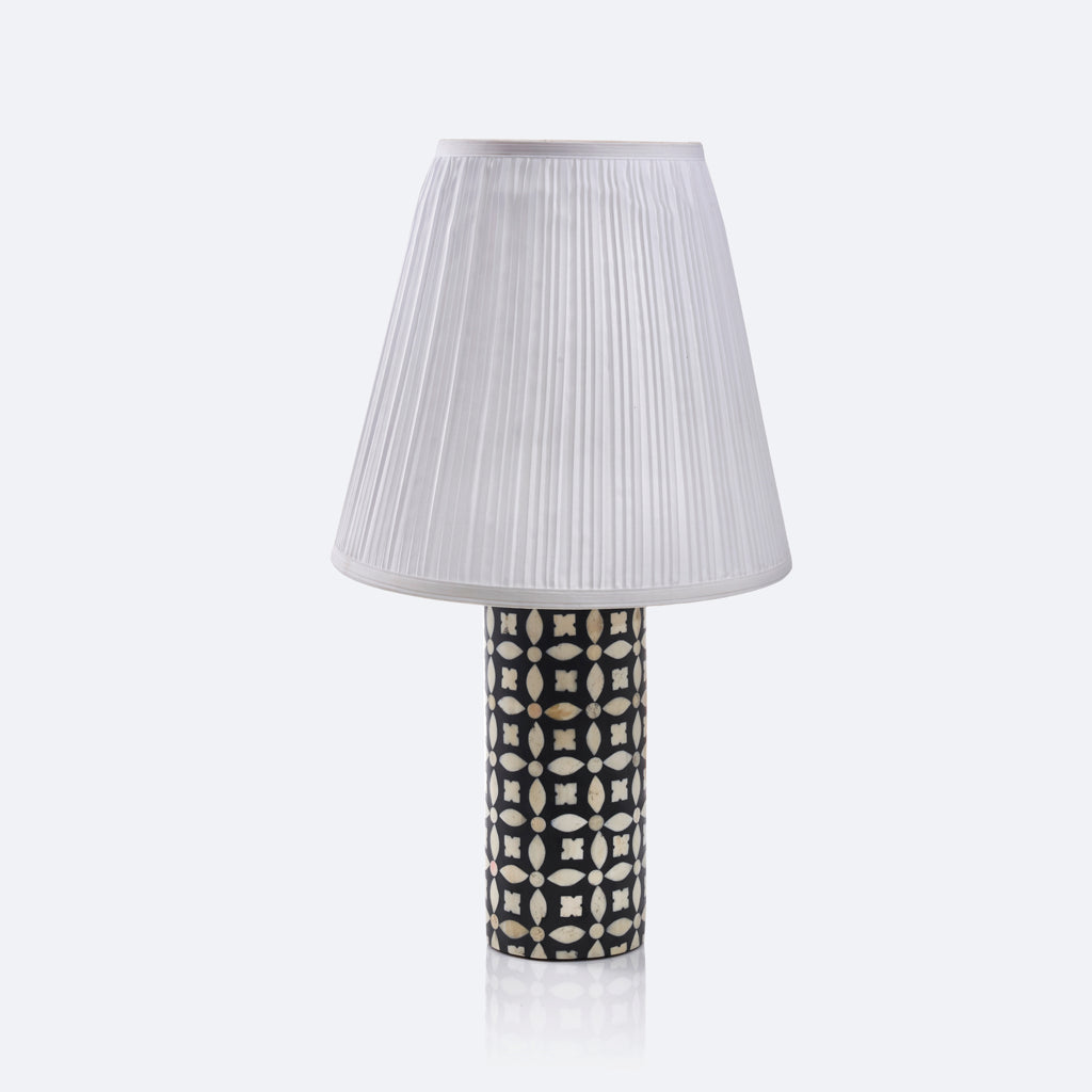 geometric bedside table lamp