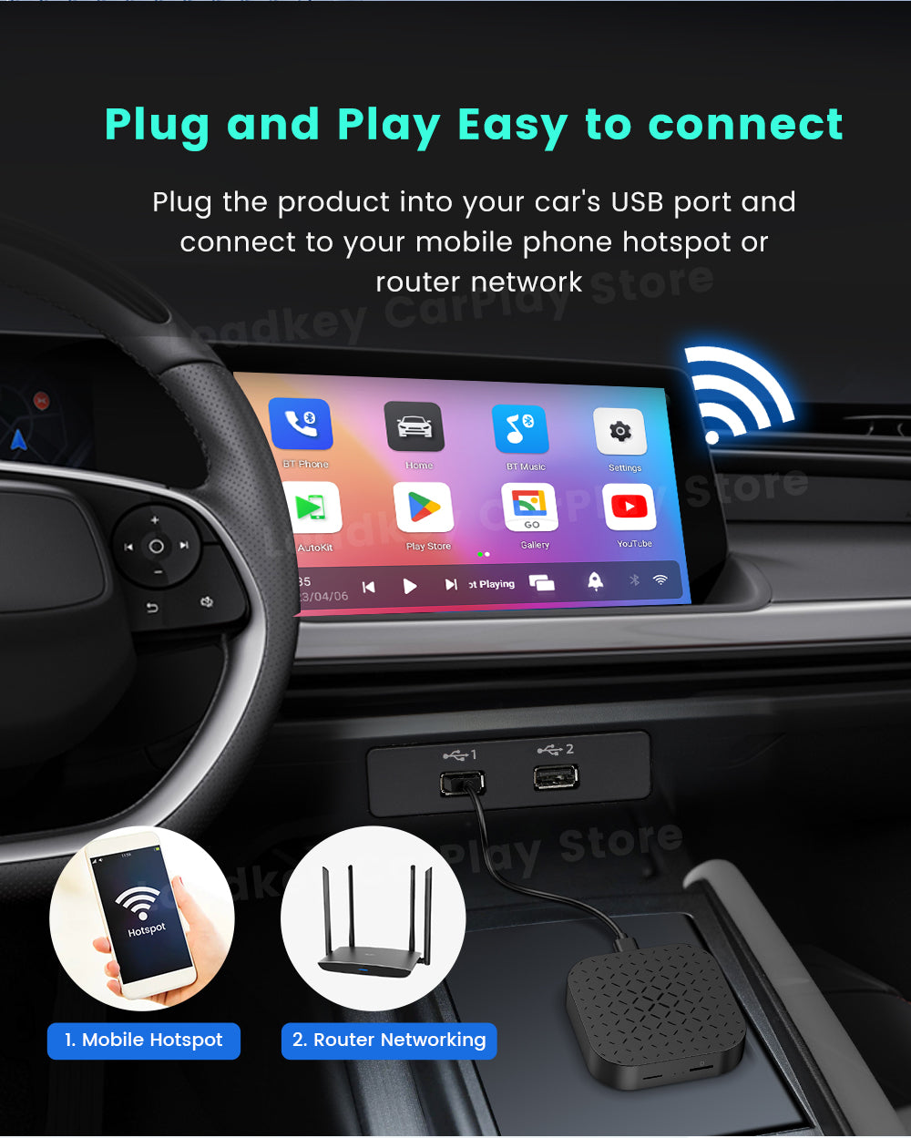 android 11 carplay ai box wireless