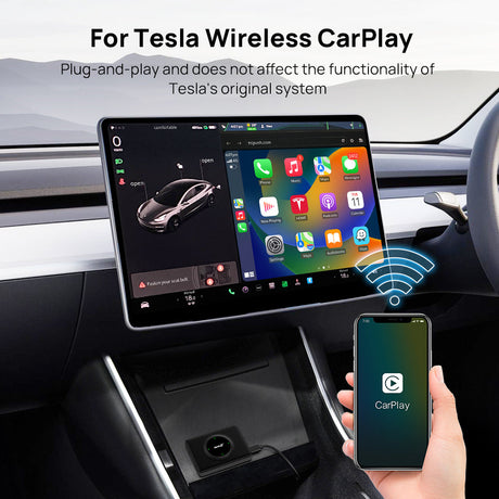 CarTVbox - Accès sans fil à , Netflix et Apple CarPlay/Android Auto  en voiture