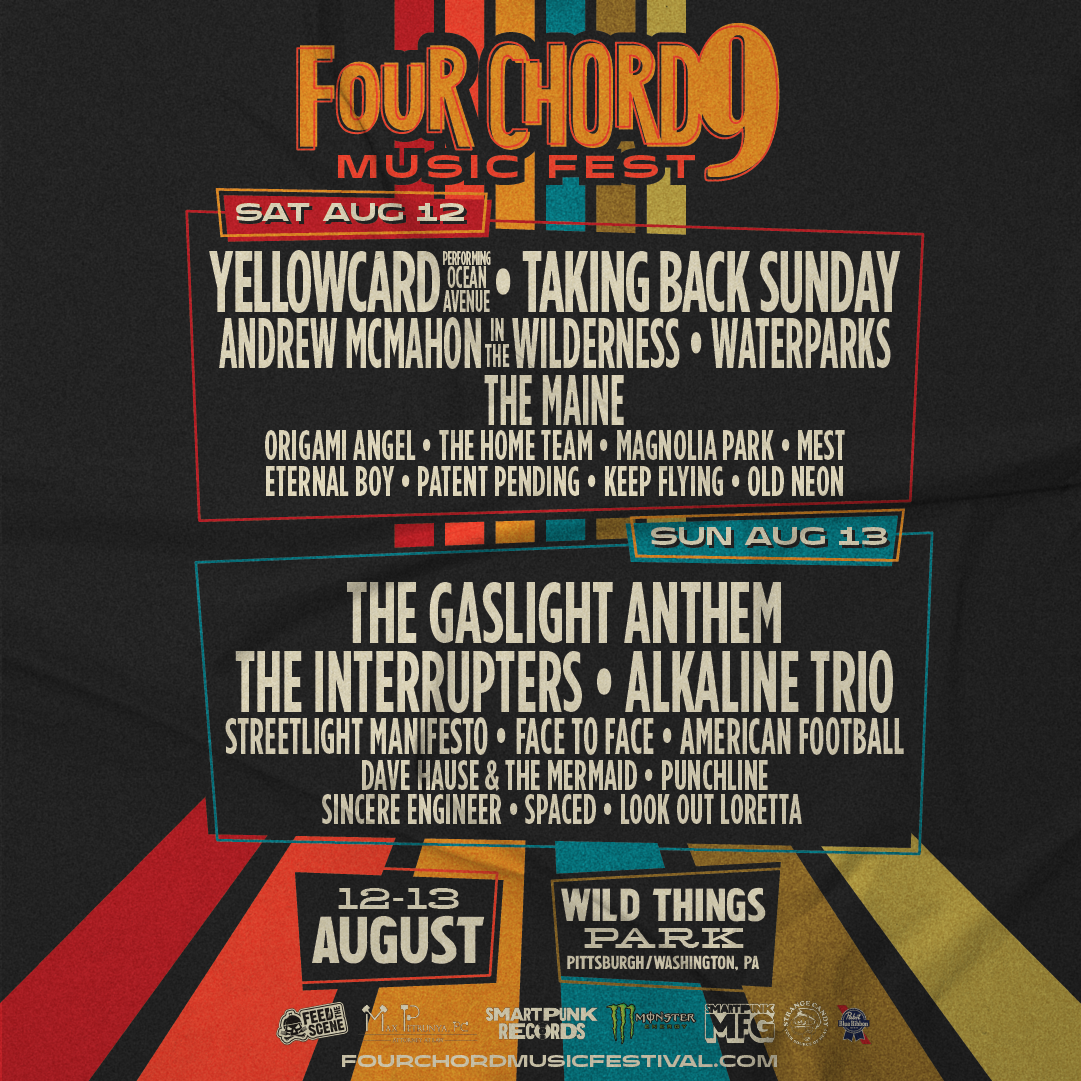 FOUR CHORD MUSIC FESTIVAL 2025 Tickets On Sale Now Yellowcard, Taking