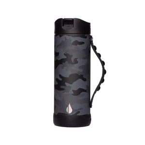 14oz Iconic Pop Bottle - Black Camo - Falcon Creek Boutique